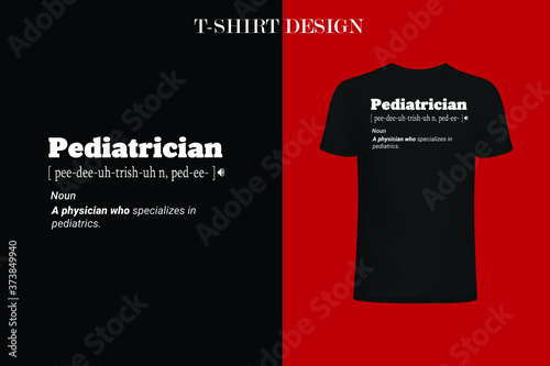 Pediatrician definition t-shirt
