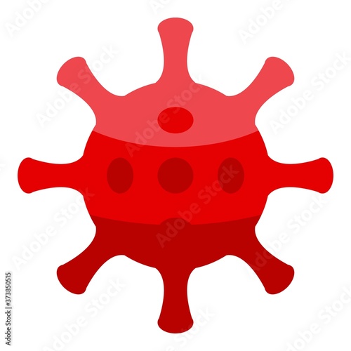 Jobless virus icon. Isometric of jobless virus vector icon for web design isolated on white background
