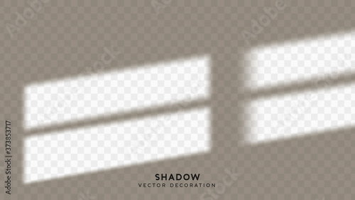 Shadow overlay. Effect light transparent shadow. Realistic creating reflective effect illusions. Overlay for adding scene lighting to your images. Vector illustration.