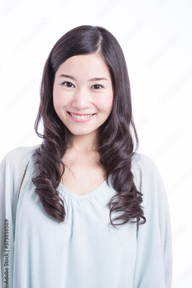 笑顔の女性 笑顔の女性