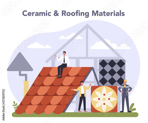 Building products industry. Home repair and renovation concept.