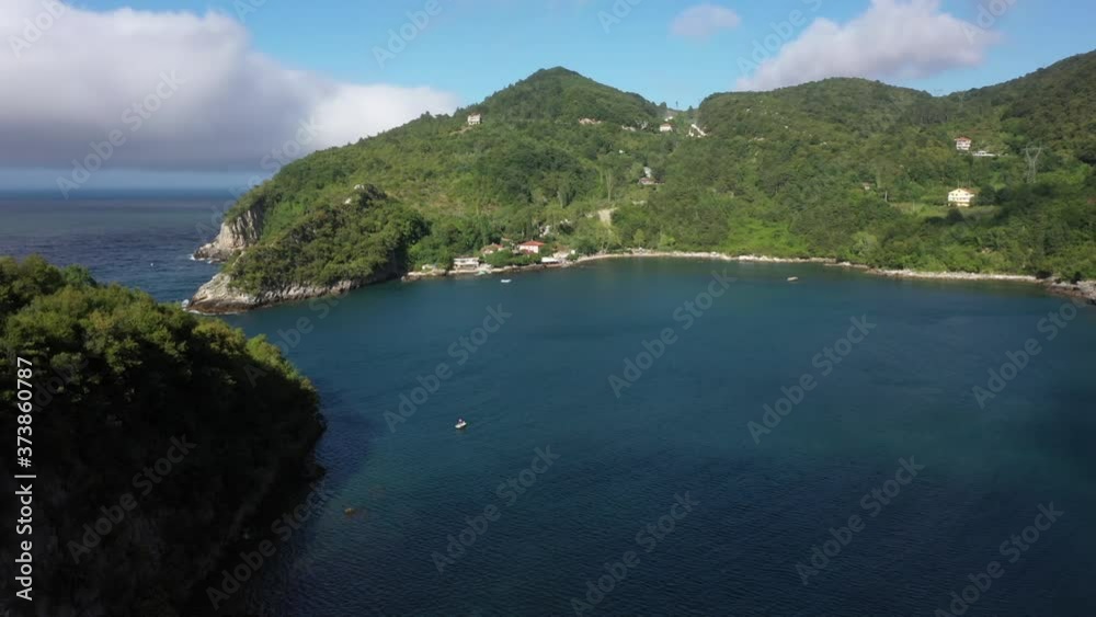 The magnificent view of Gideros bay. The magnificent view of Gideros bay.