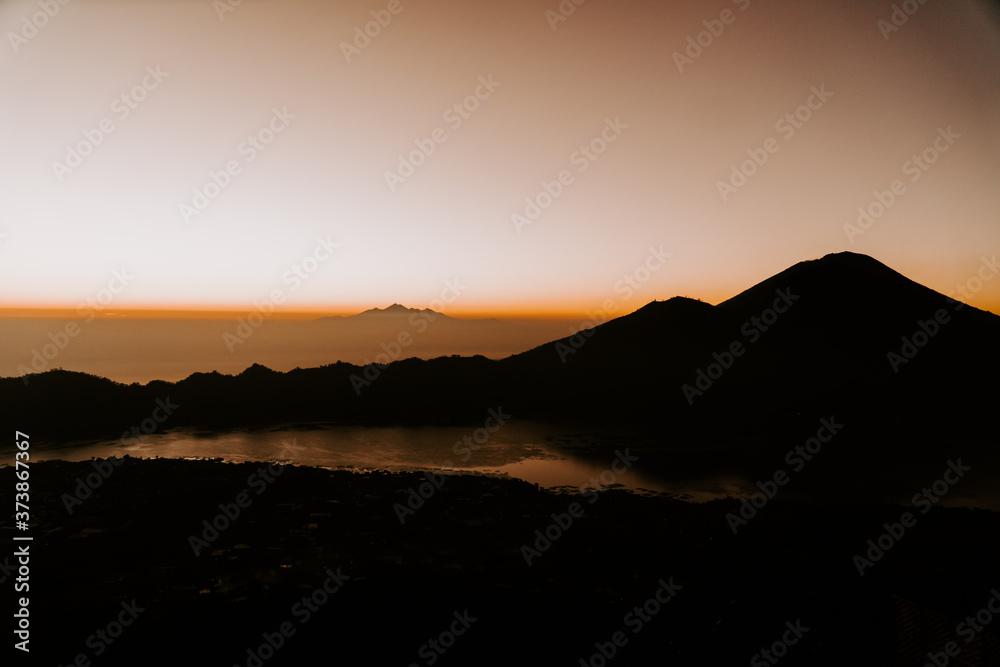 Obraz premium Mount Batur, Kintamani - Bali