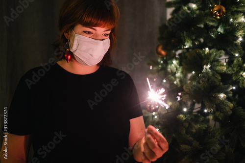 Weihnachten mit Coronavirus photo