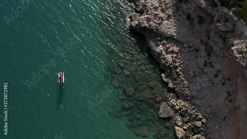 Aerial Shot Over Island