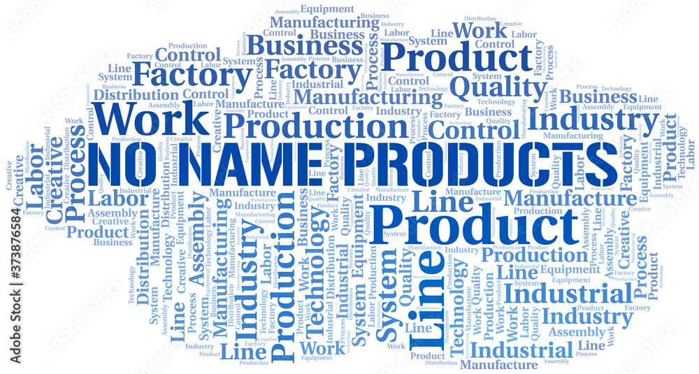 No Name Products word cloud create with text only. No Name Products word cloud create with text only.