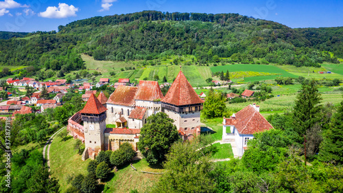 Alma Vii - fortified church in Transylvania, Romania