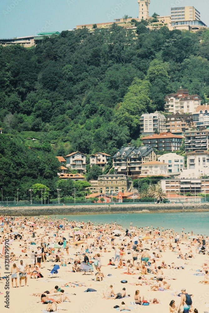 view of the city from the sea