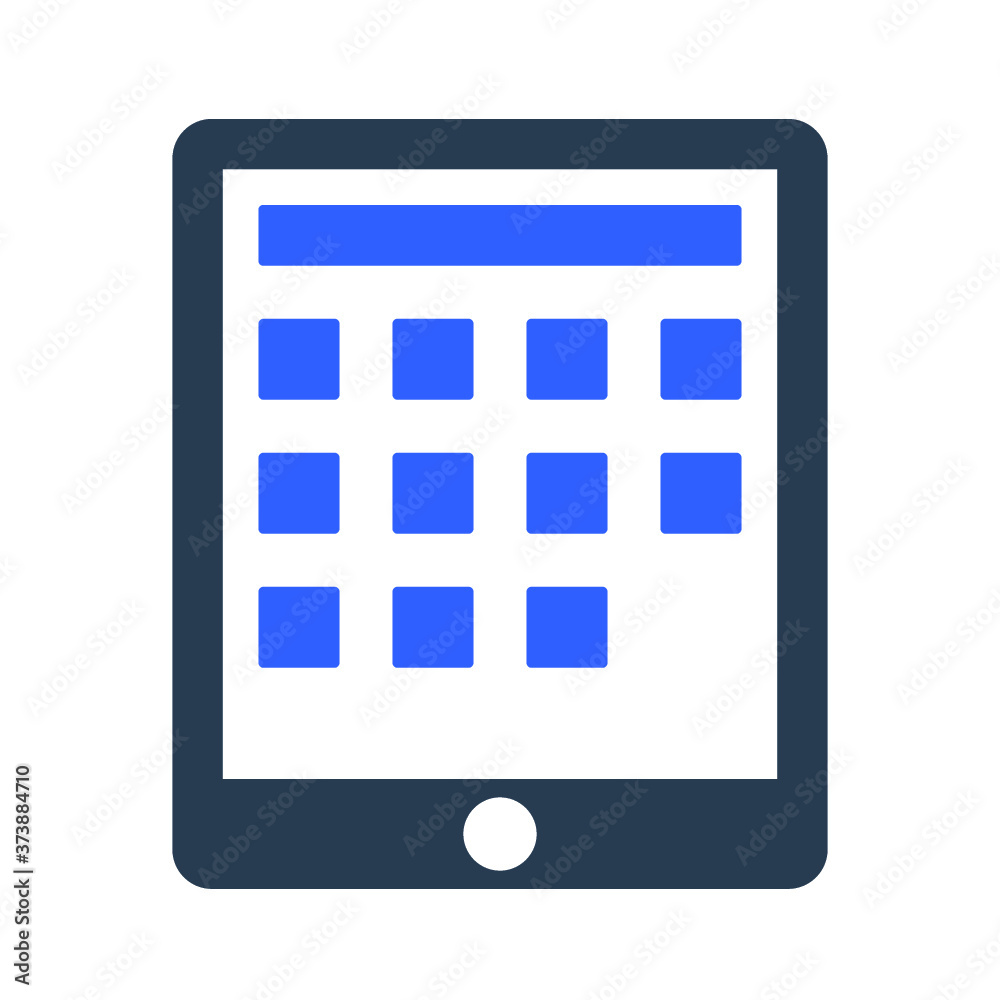 Tablet device icon Tablet device icon