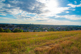 Panorama of the city of Świecie