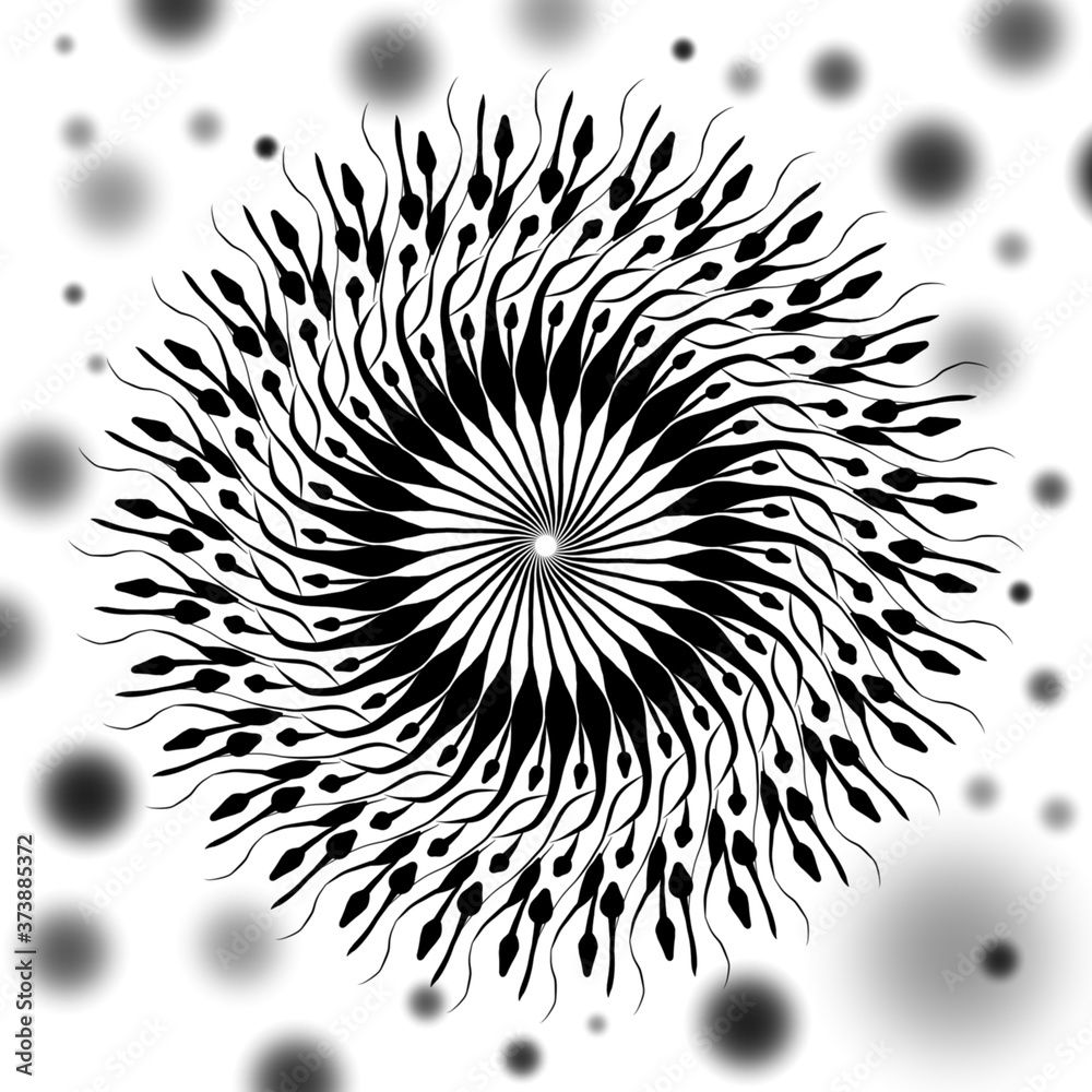 abstract, koło wzór plemnik jajo abstract, koło wzór plemnik jajo