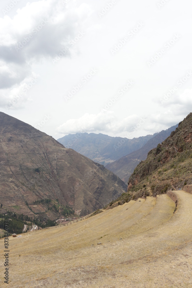 Pisac ruins - sacred valley  of the inca