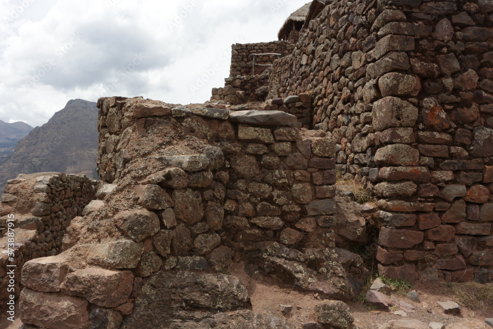 Pisac ruins - sacred valley  of the inca