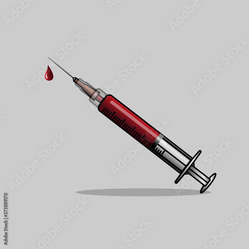 Needle syringe