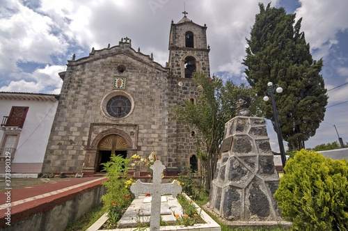 Iglesia de Ihuatzio. Pátzcuaro. Estado de Micchoacán.Mexico.