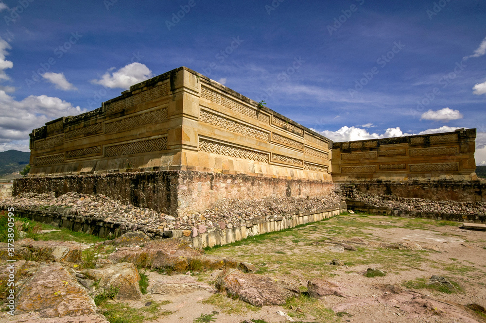 Yacimiento arqueologico de Mitla.Oaxaca .México.