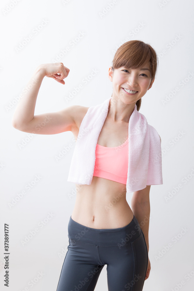 筋肉の女性 筋肉の女性