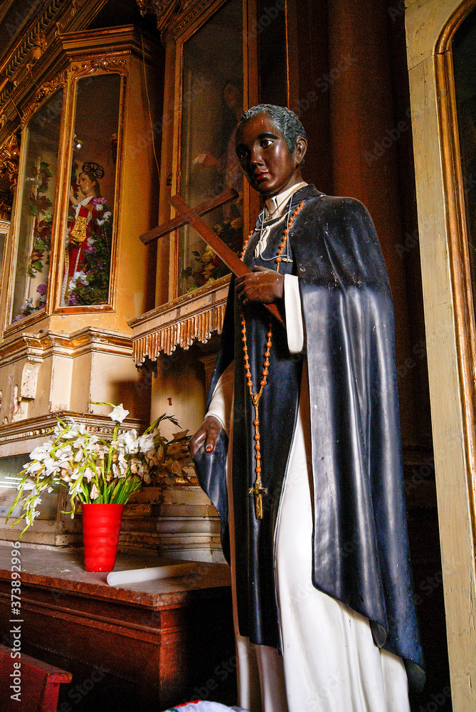 Naklejka premium Monasterio de San Pedro Teposcolula(s.XVI).Mixteca. Estado de Oaxaca .México.