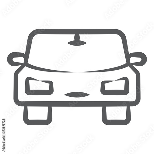 
Editable vector design of hatchback icon
