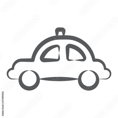 
Taxi icon design, local transport automobile 
