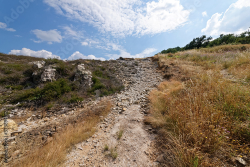 Italien - Toskana - Sasso Pisano - Geothermische Felder