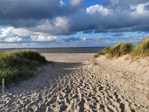 D  nenlandschaft in Deutschland an der Nordsee