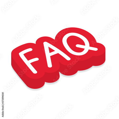 FAQ (Frequently Asked Questions) acronym concept- vector illustration