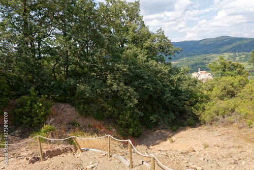 Italien - Toskana - Sasso Pisano - Geothermische Felder