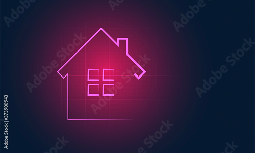 sfondo, casa, immobiliare, tecnologia, informatica