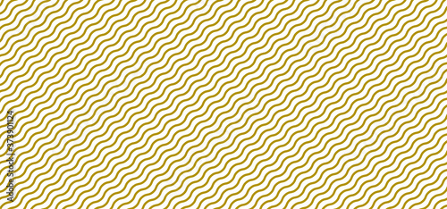 Golden, gold wave. Seamless Chevron zigzag Pattern Vector chevrons wave line. Wavy stripes background. Retro pop art 80's 70's years. Fun zig zag sign. Texture, fabric paper scrapbook