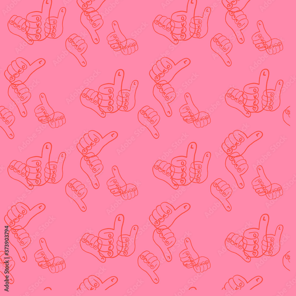 ok sign seamless pattern ok sign seamless pattern