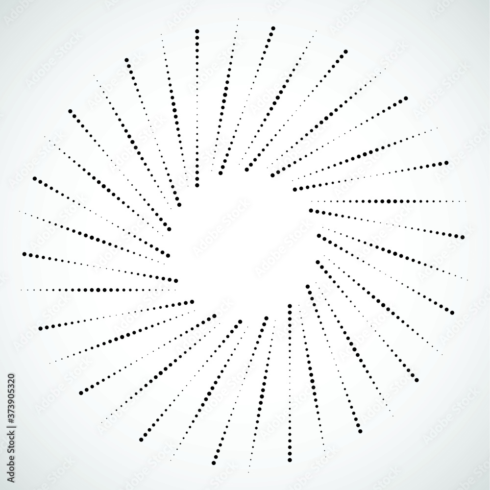 Halftone dots in circle form. Circular Music equalizer . Audio waves . Sound frequency . round logo . vector dotted frame . design element Halftone dots in circle form. Circular Music equalizer . Audio waves . Sound frequency . round logo . vector dotted frame . design element