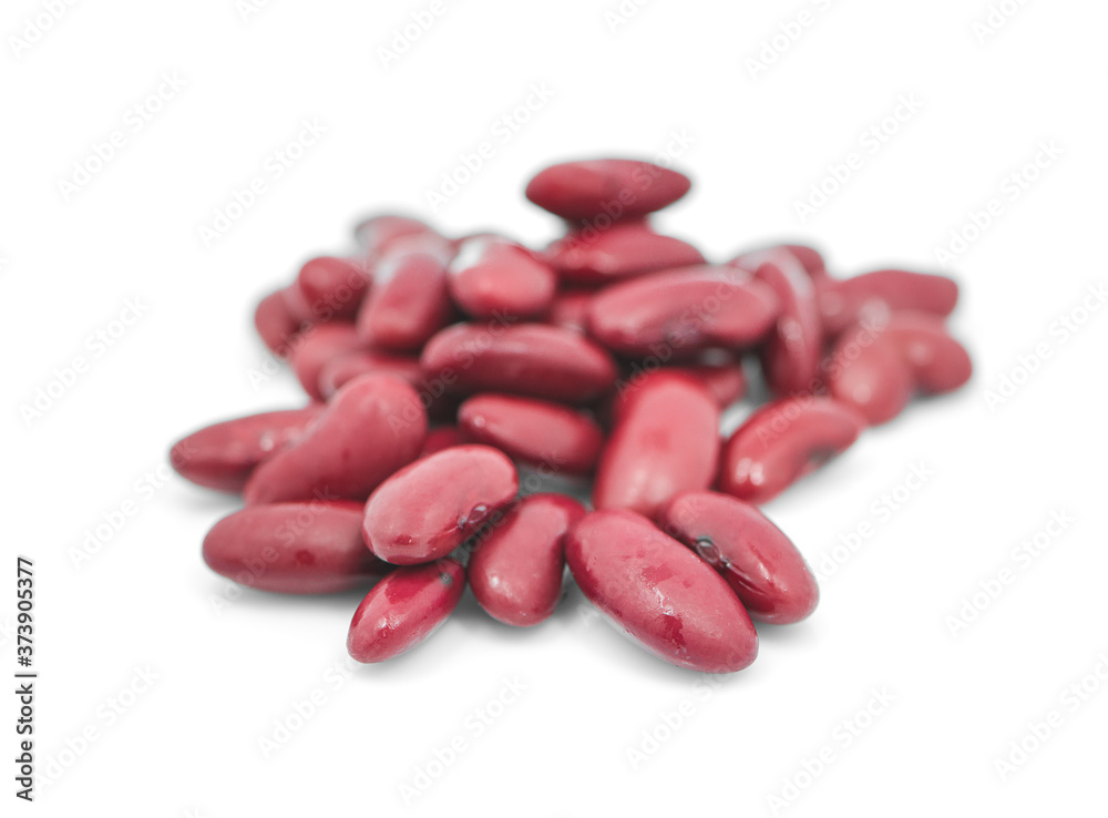 Red bean isolated on white background Red bean isolated on white background