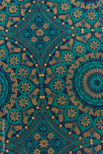 Seamless pattern on fabric