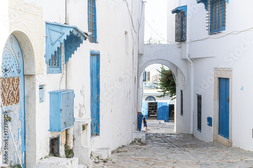 View in Sidi Bou Said ,Tunisia, North Africa © skazar