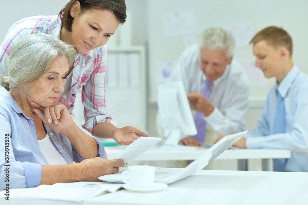 Portrait of group of successful business people Portrait of group of successful business people