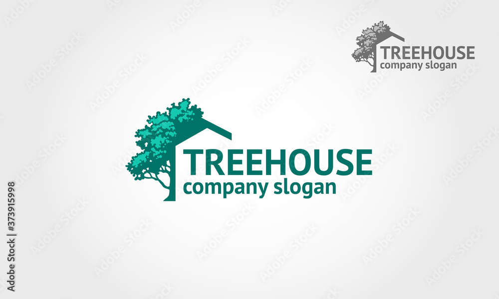 Tree House Logo Template. This Logo an illustrative logo for Environmental care related business. It’s great for websites and the design is print friendly for all medias. Tree House Logo Template. This Logo an illustrative logo for Environmental care related business. It’s great for websites and the design is print friendly for all medias.