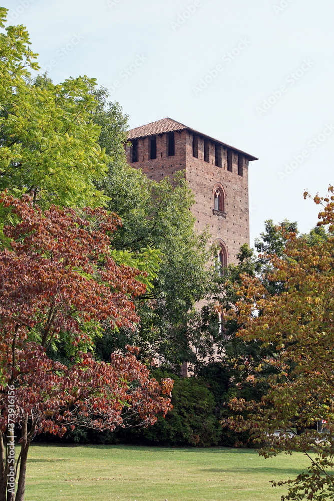 the medieval castle known as Castello Visconteo the medieval castle known as Castello Visconteo
