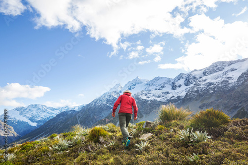Hike in New Zealand mountains © Galyna Andrushko