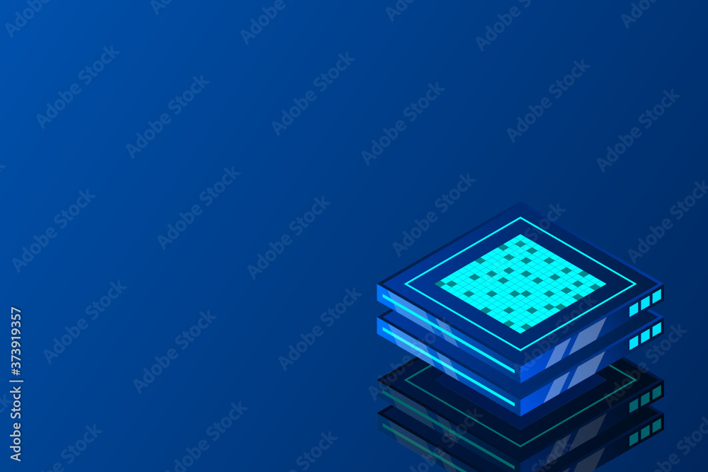 Set of server room icons, data center and database, futuristic data processing, cloud storage isometric vector dark background Set of server room icons, data center and database, futuristic data processing, cloud storage isometric vector dark background