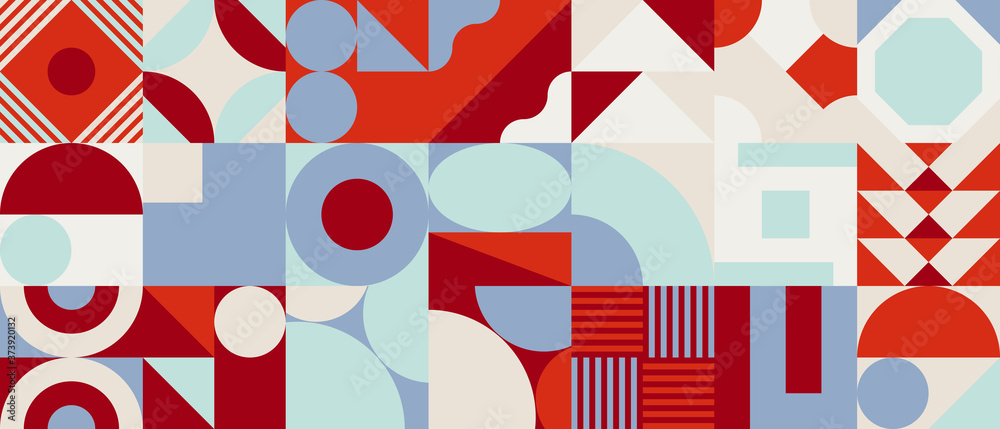 Naklejka premium Techno Abstract Vector Pattern Design