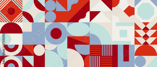 Techno Abstract Vector Pattern Design