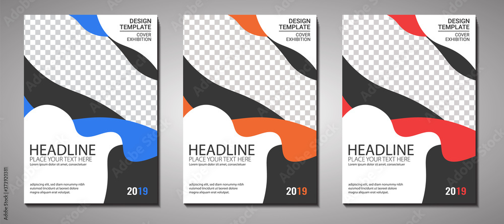 Brochure Template Cover Book, Magazine Template, Business Modern Poster, Annual Report Template