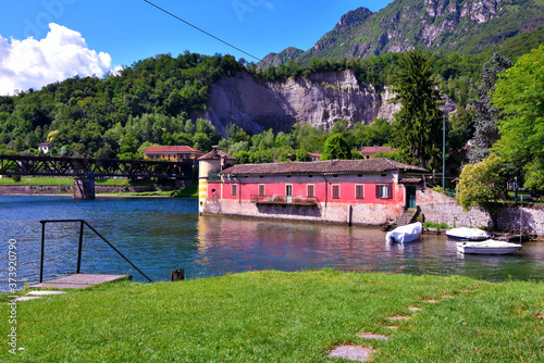 viscontea island Lombardy Lecco Italy