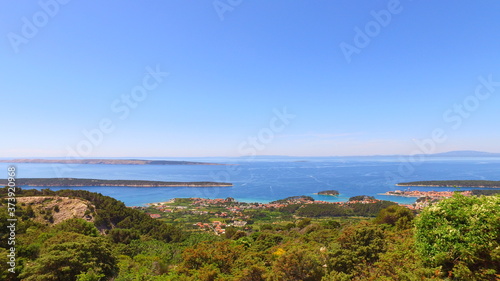 Hot summer day on a Croatian hills, near the sea.