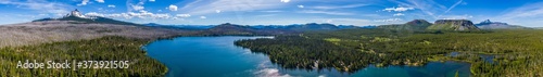 Big Lake at the base of Mt. Washington Oregon Cascades