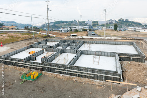 住宅の基礎工事