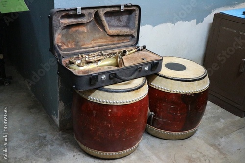 old drum kit