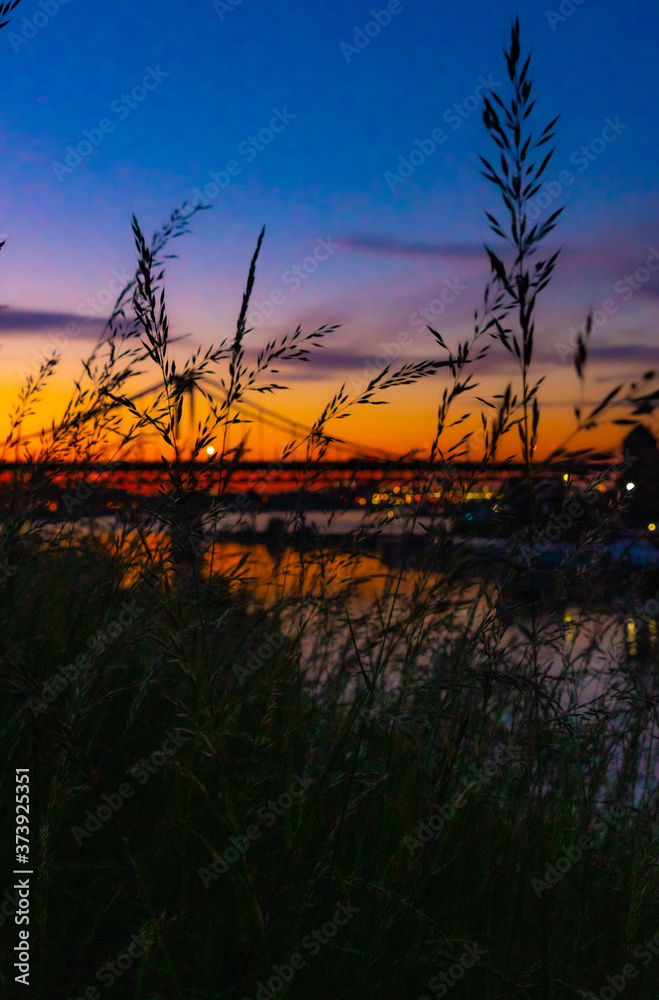 Obraz premium Rheinbrücke Krefeld