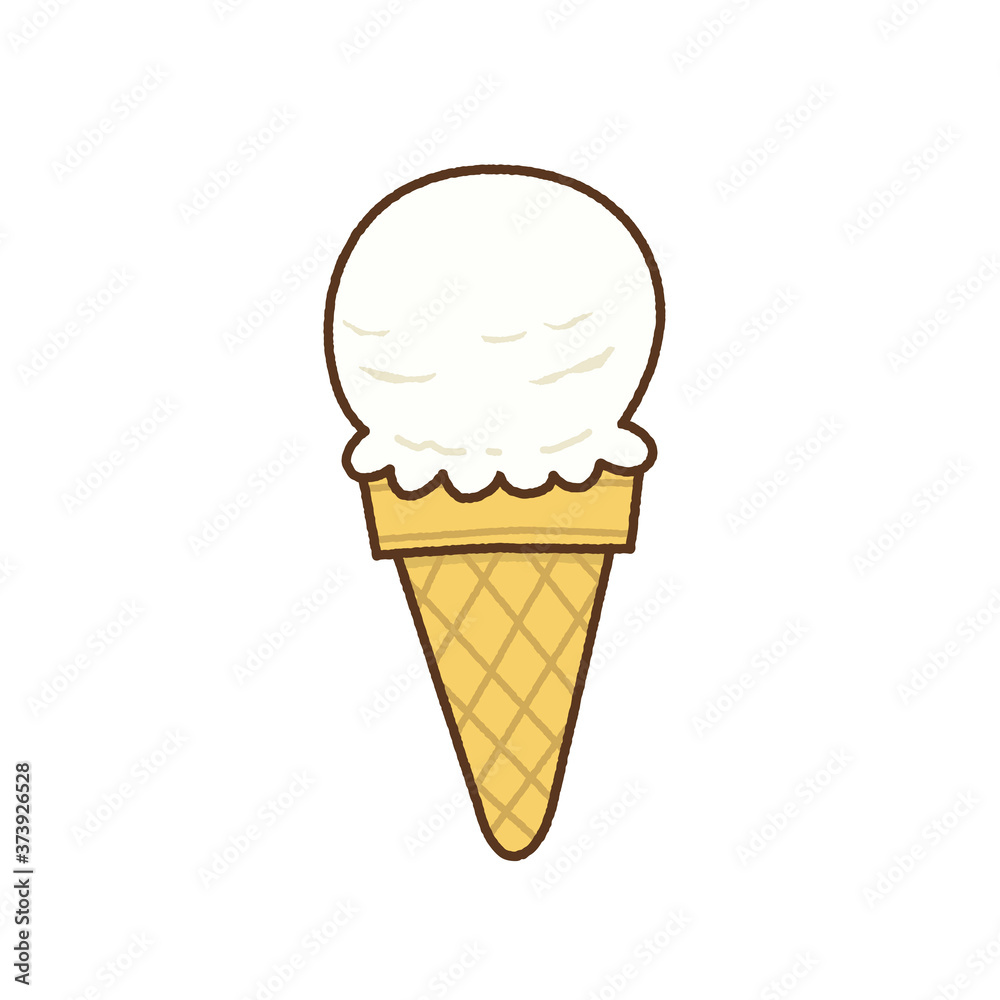 アイスクリーム　バニラ